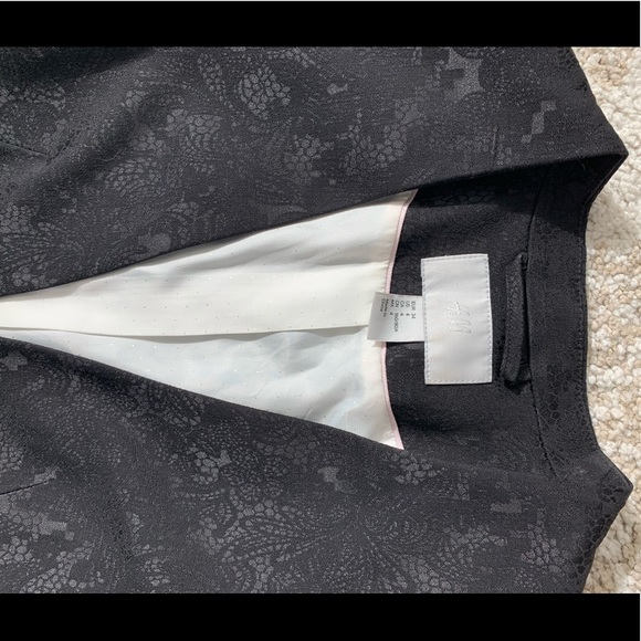 Chic black patterned blazer - Picture 2 of 6